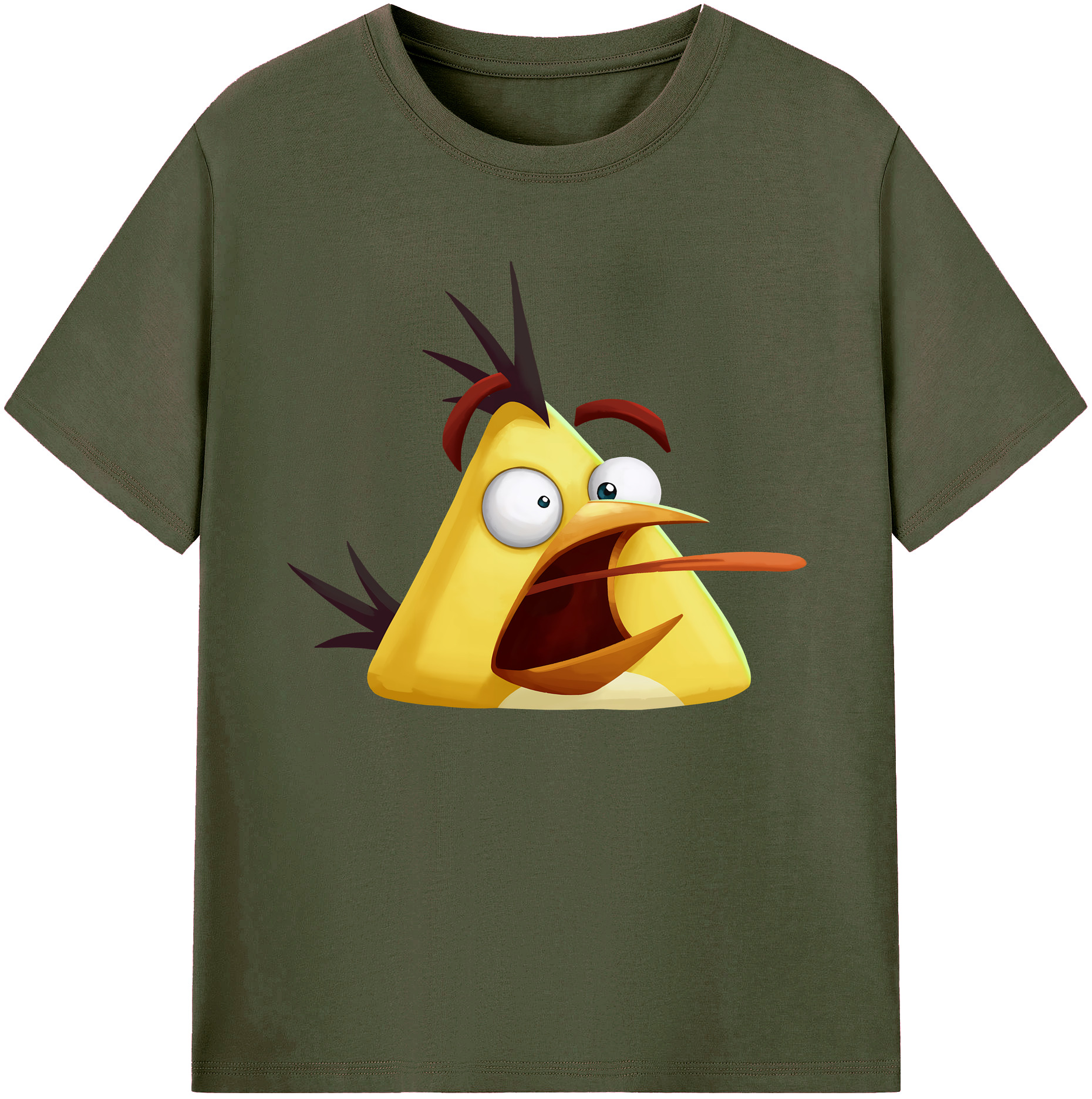 （画像用） Angry Birds アングリーバード 綿100％ メンズ半袖Tシャツ｜肌触りやわらか＆通気性